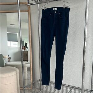 LOFT Women's Dark Blue skinny Jeans